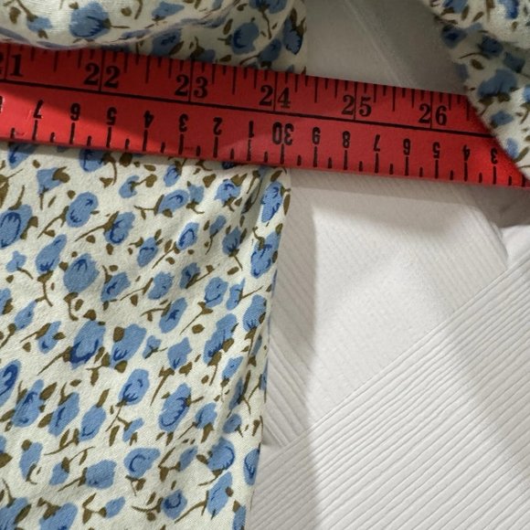 Faithfull The Brand Brigitte‎ Knot Shirt Blouse Top Size 10 Floral Multicolor - Picture 10 of 10